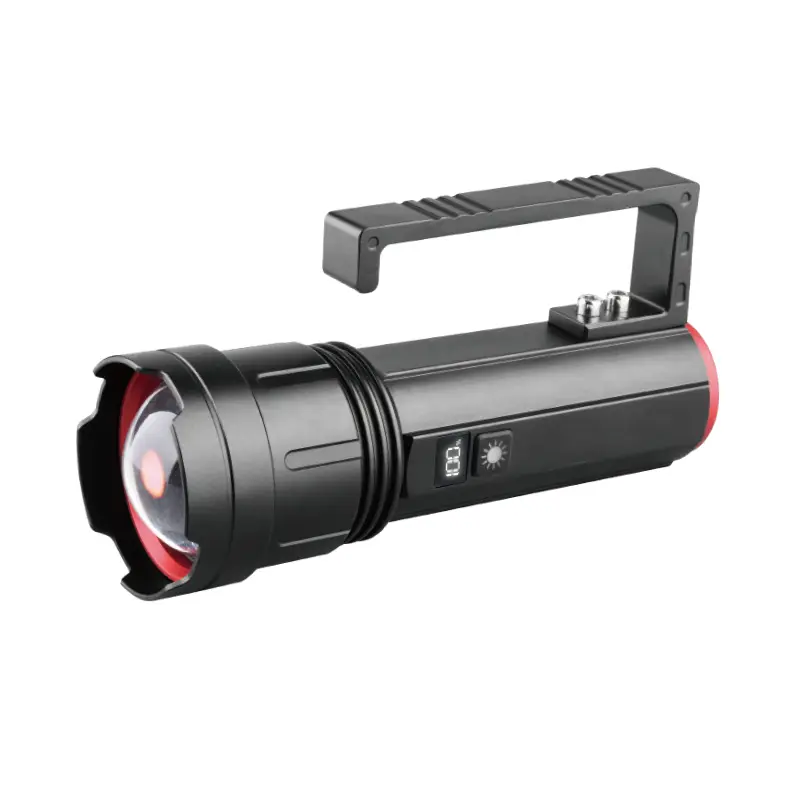 50W hvit laser håndholdt lommelykt oppladbar