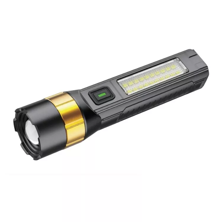 Oppladbar LED-lommelykt med lang batterilevetid