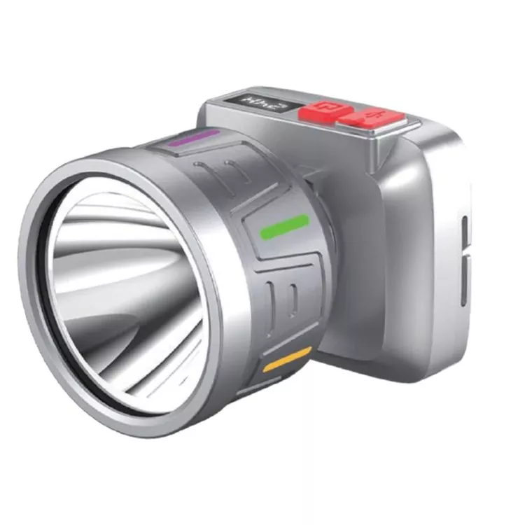 Hvit laser LED-hodelykt, oppladbar høy lysstyrke
